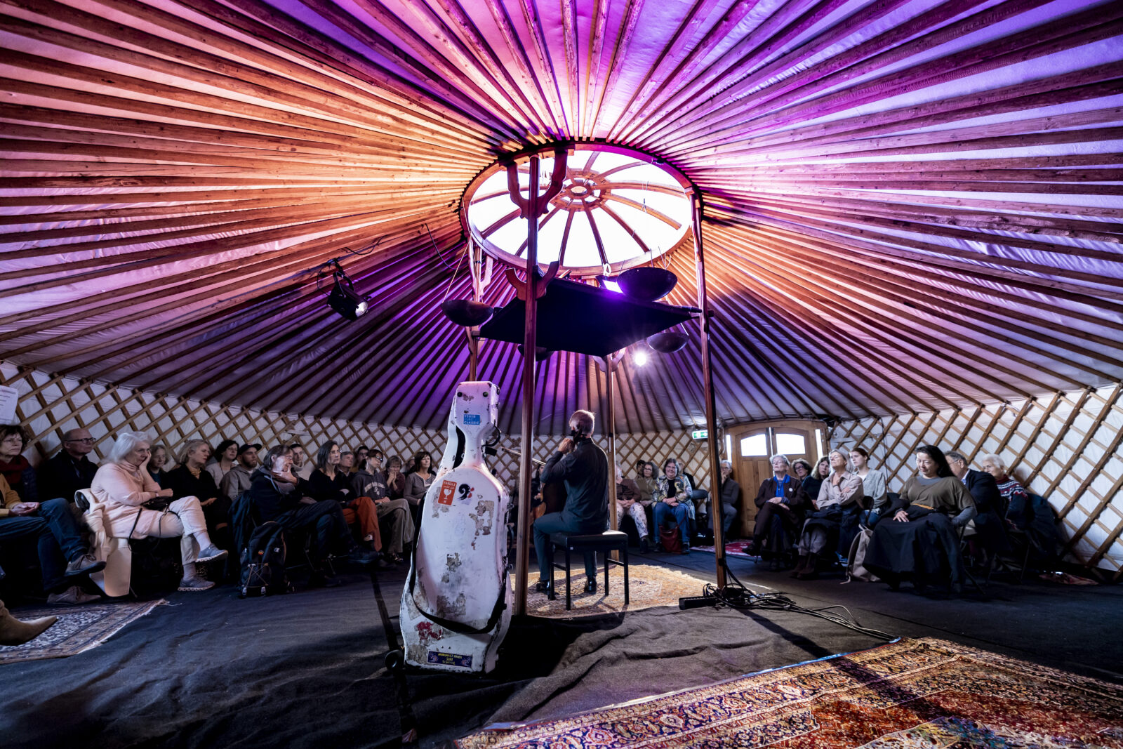 Alban Gerhardt in Cello Yurt